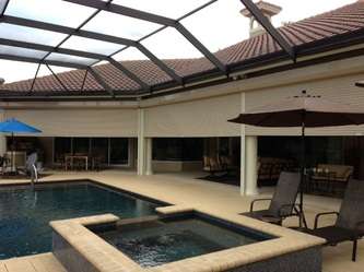 Lanai Protection Shutters near Naples, South Naples, North Naples, Turtle Island, East Naples, Vineyards, Pelican Bay, FL