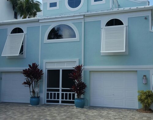 Architectural Shutters, Colonial Awning Bahama type.
