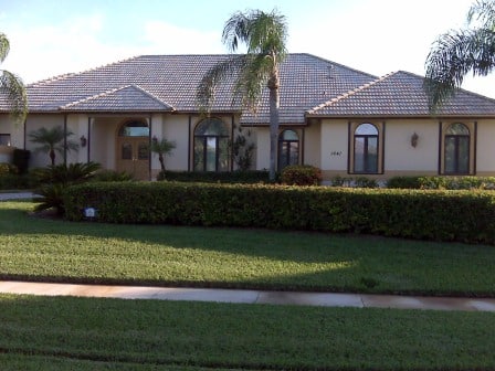 Anti hurricane shutters near Naples, FL.