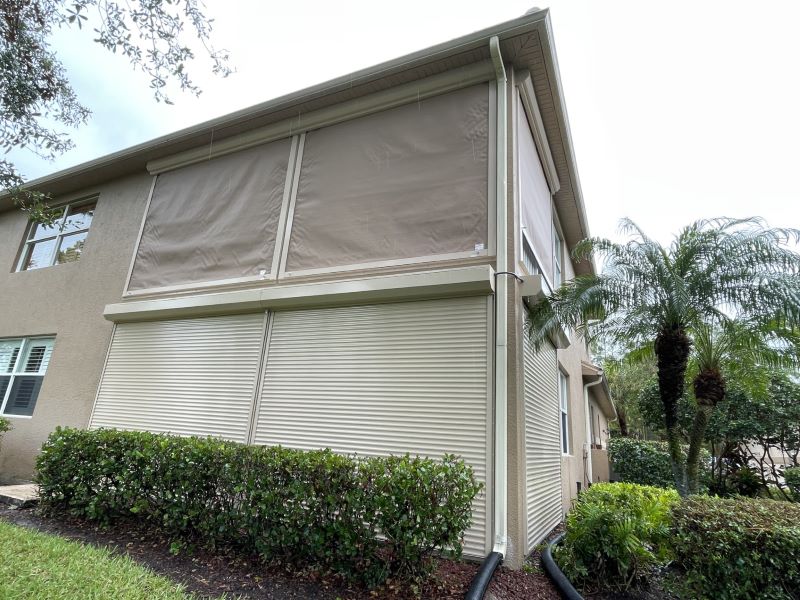 Hurricane protection quality difference Naples home Storm Protection professional installation versus cheap competitor screens
