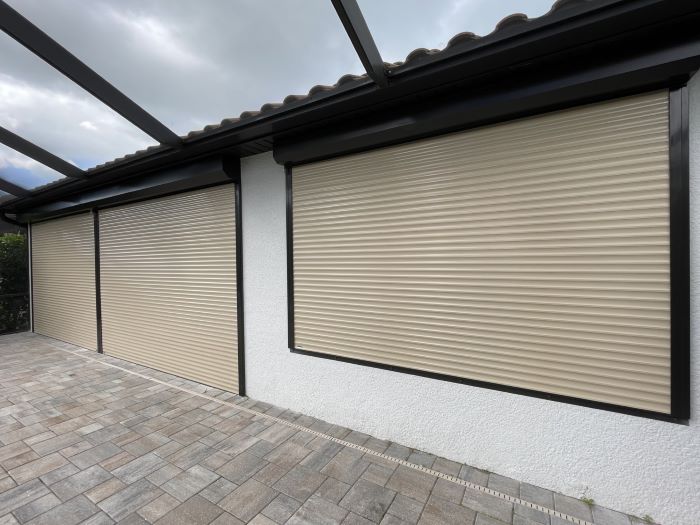Motorized hurricane shutters Naples, FL