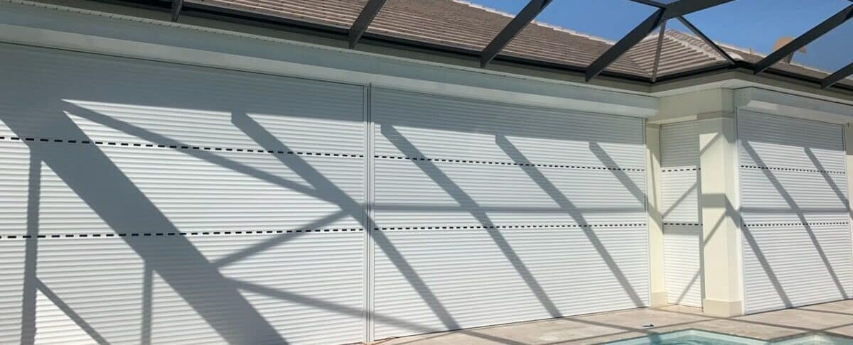 Naples Hurricane Shutter quality selection of Rolldown, accordion, panels and awnings