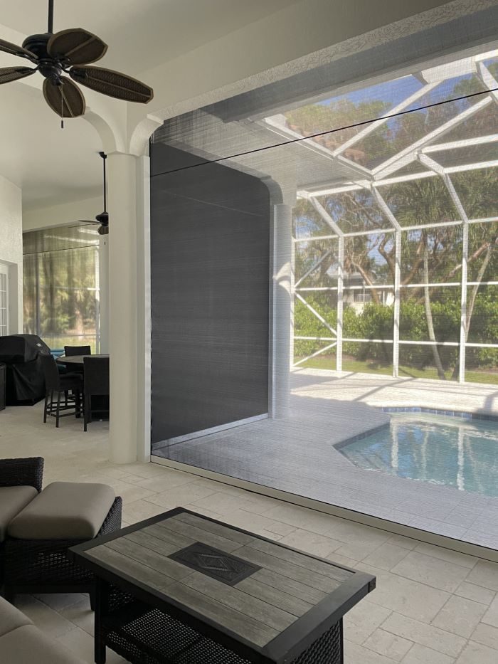 Hurricane Screens installed near the Vineyards