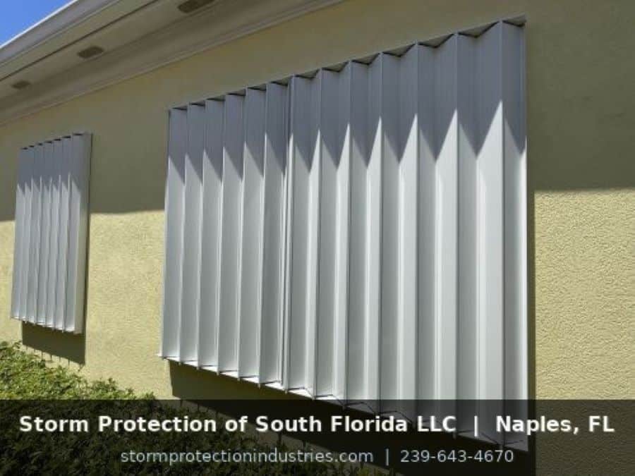 Accordion Shutters Installed Naples Florida