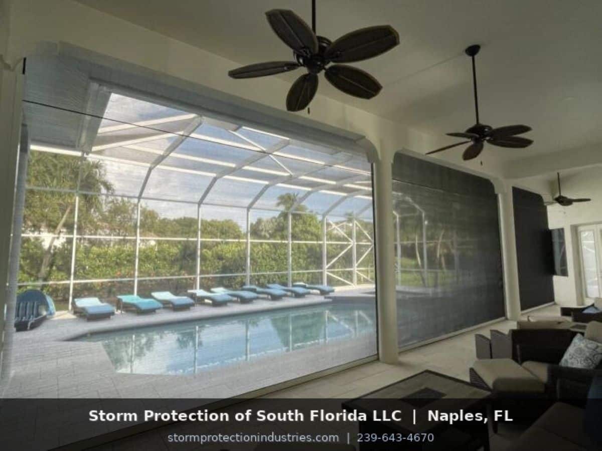 hurricane screens lanai and porch Naples Fl and surrounding areas